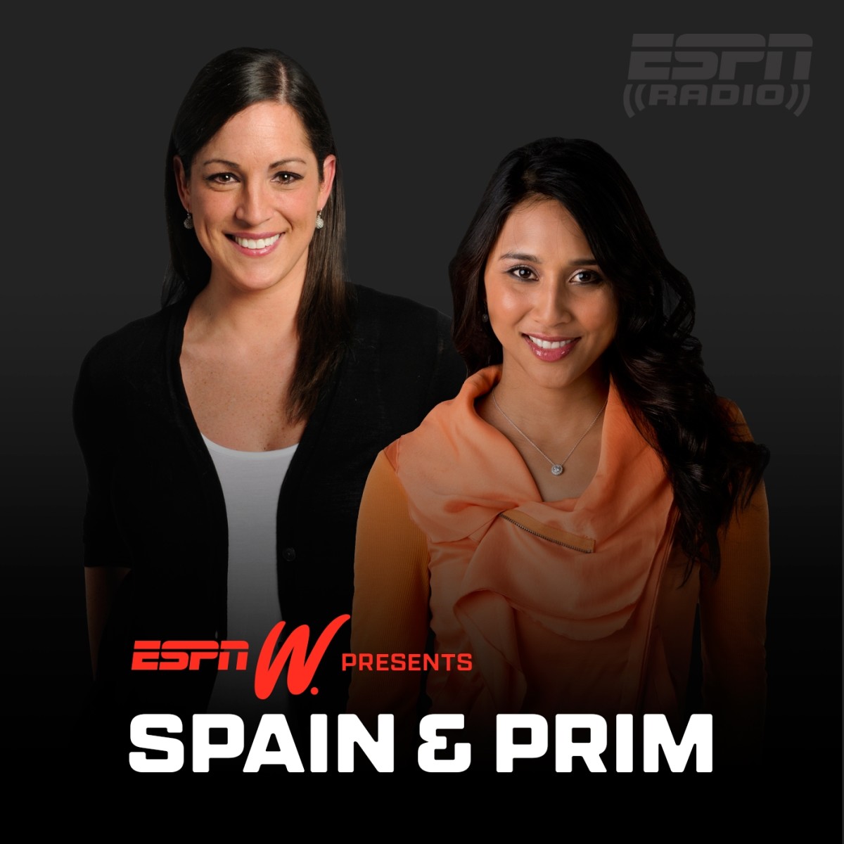 (L-R) ESPN Radioâ€™s Sarah Spain and ESPN reporter and analyst Prim Siripipat. (ESPN Images) 