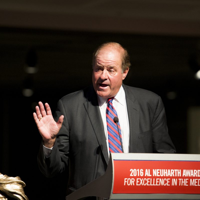 Chris Berman is the recipient of the 2016 Newseum Instituteâ€™s 2016 Al Neuharth Award for Excellence in Media. (Maria Bryk/Newseum  Institute)