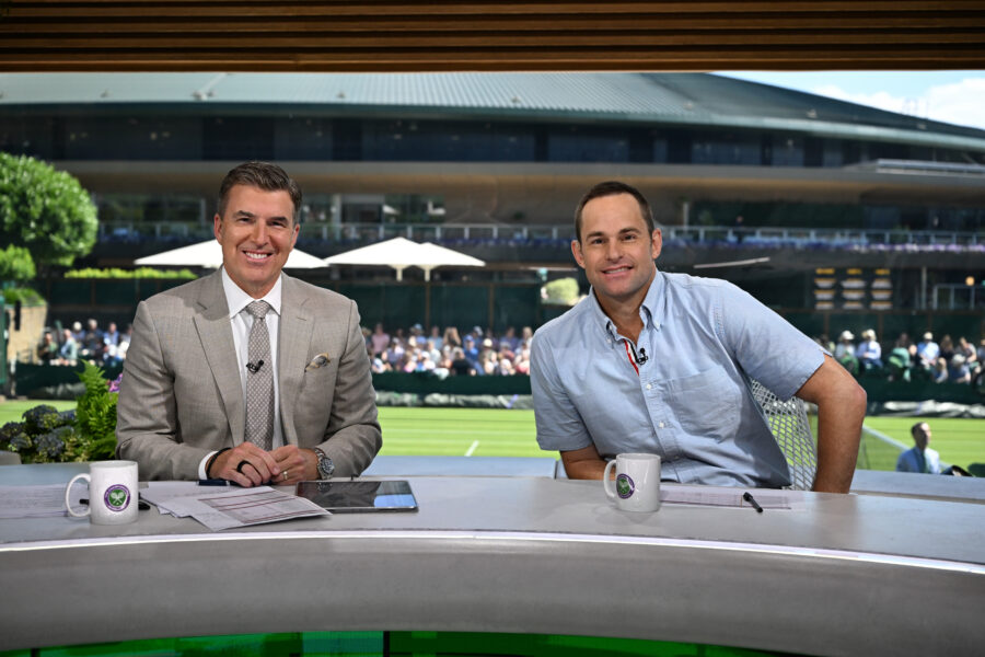 â€œThe studio's right on Court 18, where I played my first-ever [Wimbledon] match; it seems to come full circle 25 years later.â€ â€“ Andy Roddick on his ESPN commentator vantage point
