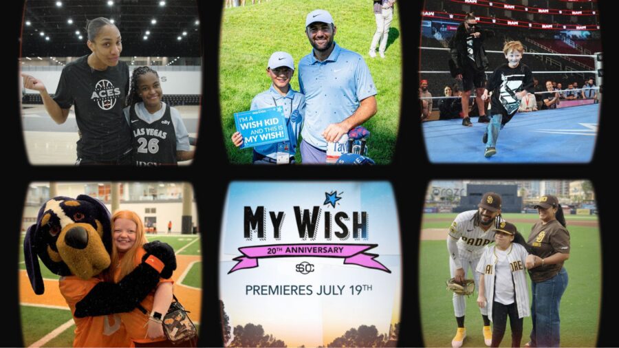 Back for its 20th anniversary on Sunday, July 19, this yearâ€™s â€œMy Wishâ€ season features five children from across the country as well as athletes like Aâ€™ja Wilson, Scottie Scheffler, Seth Rollins, Fernando Tatis Jr. and the University of Tennesseeâ€™s Football program.